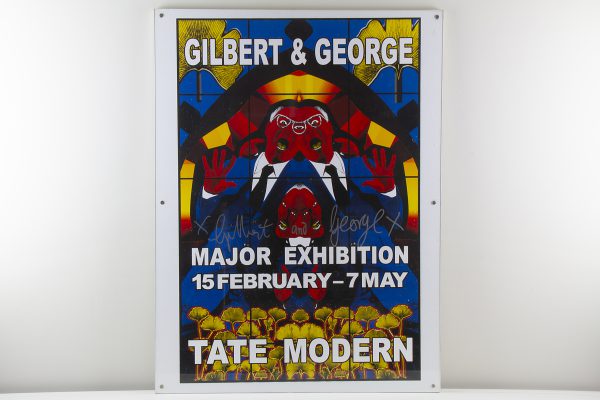 Gilbert and George set of 5 signed exhibition posters - Image 4