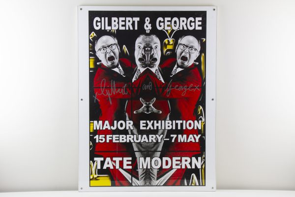 Gilbert and George set of 5 signed exhibition posters - Image 2
