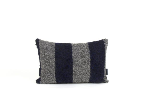 Wool Mohair Stripe Cushion - Image 2