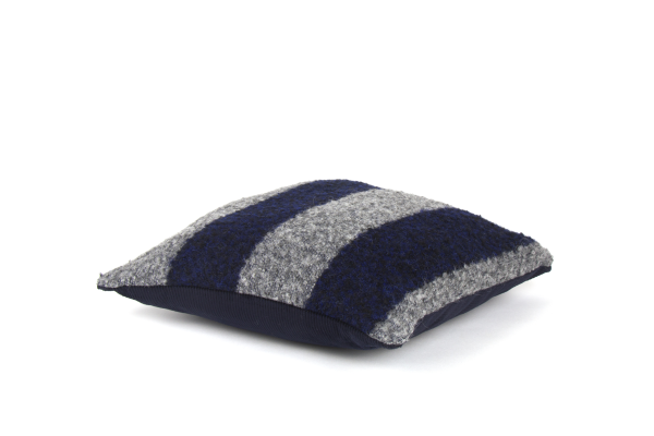 Wool Mohair Stripe Cushion - Image 8