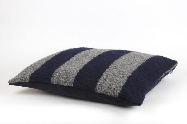 Wool Mohair Stripe Cushion - Image 6