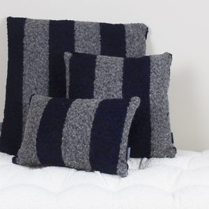 Wool Mohair Stripe Cushion