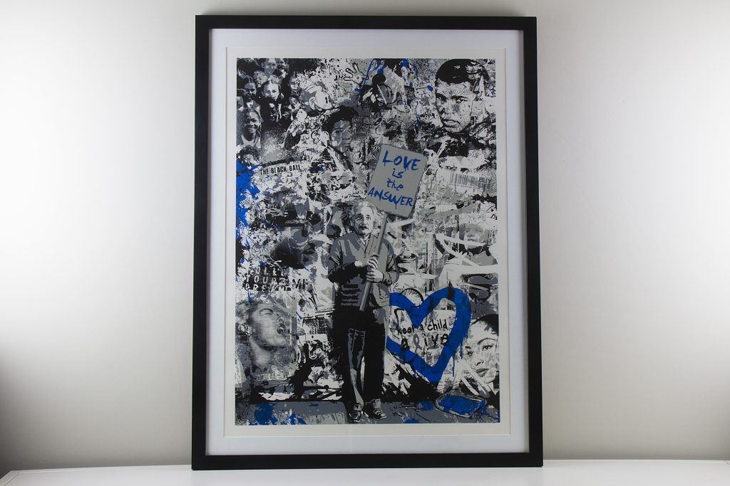 Mr Brainwash Keep a child alive (blue)